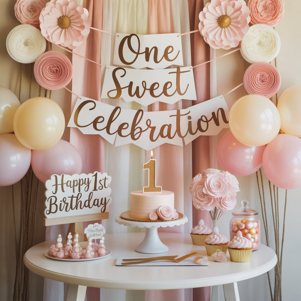 First Birthday Party Ideas for Girls